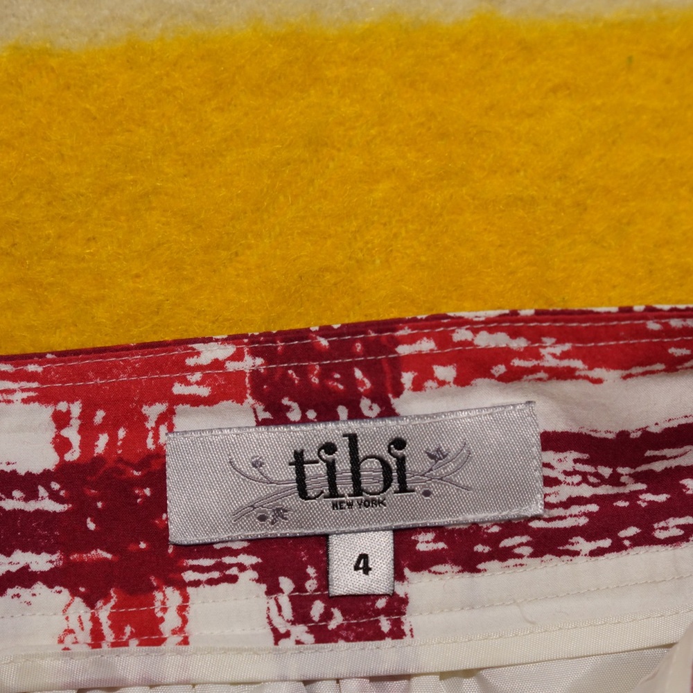 Tibi, Red Plaid / Check Pattern, With Pockets! - image 2